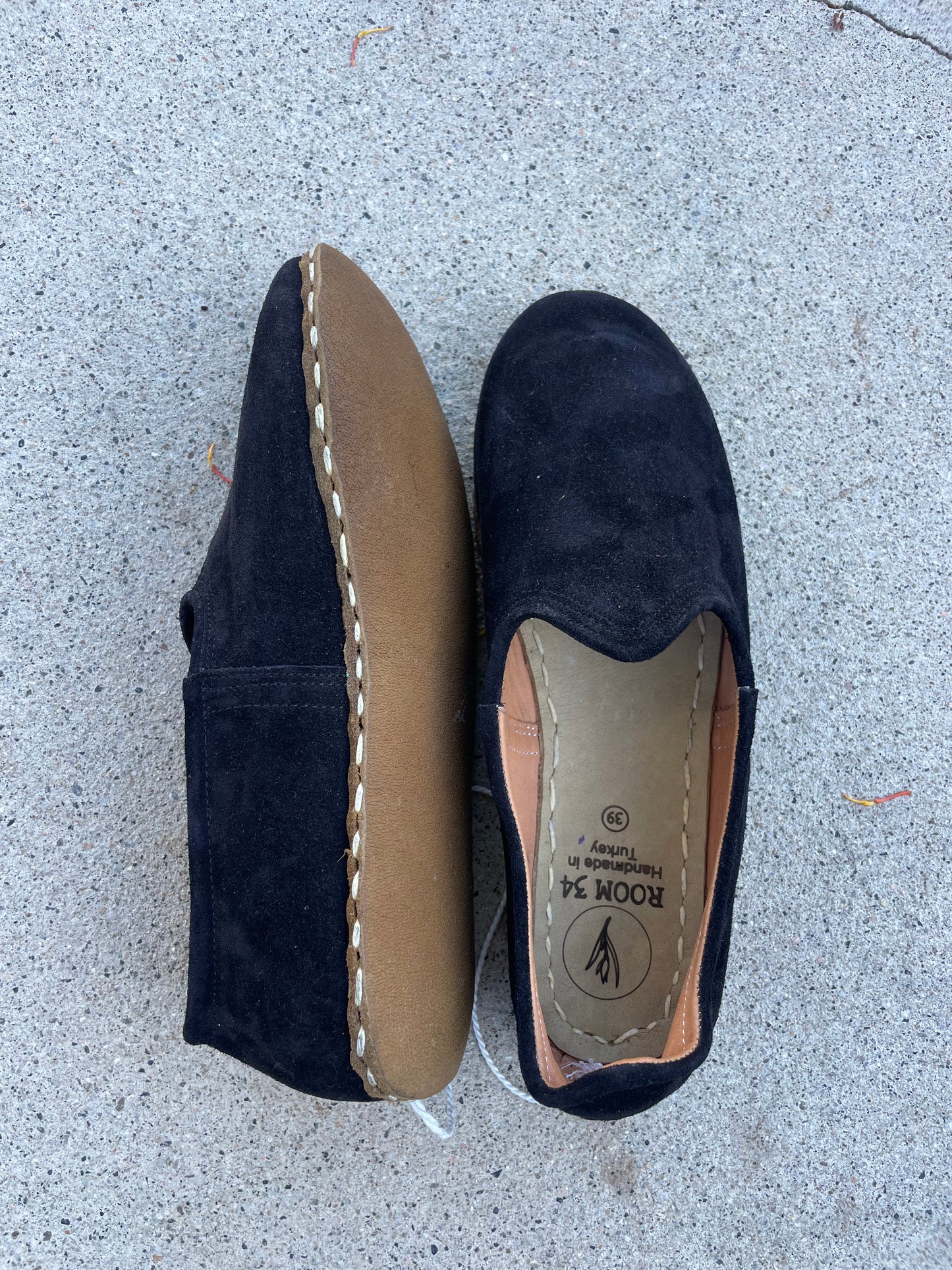 Suede Grounding Shoes/Charcoal