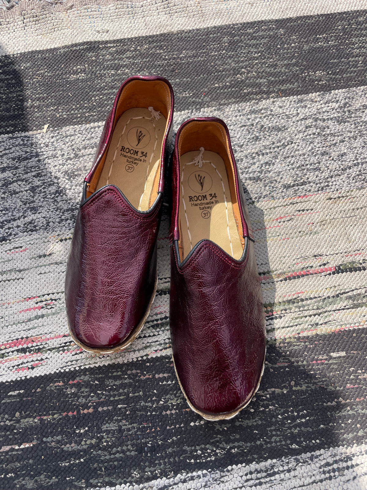 Burgundy Leather Shoes