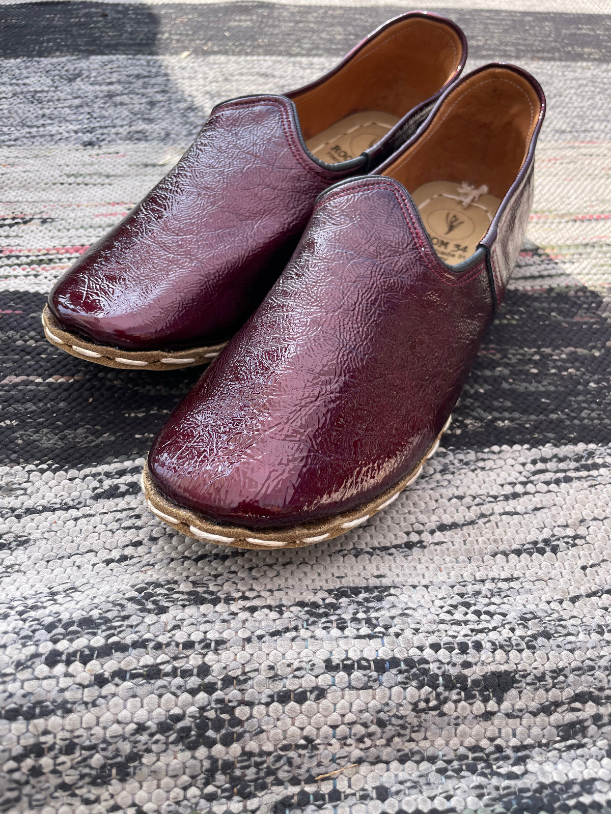 Burgundy Leather Shoes