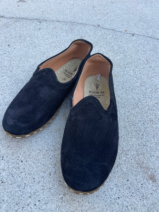 Suede Grounding Shoes/Charcoal