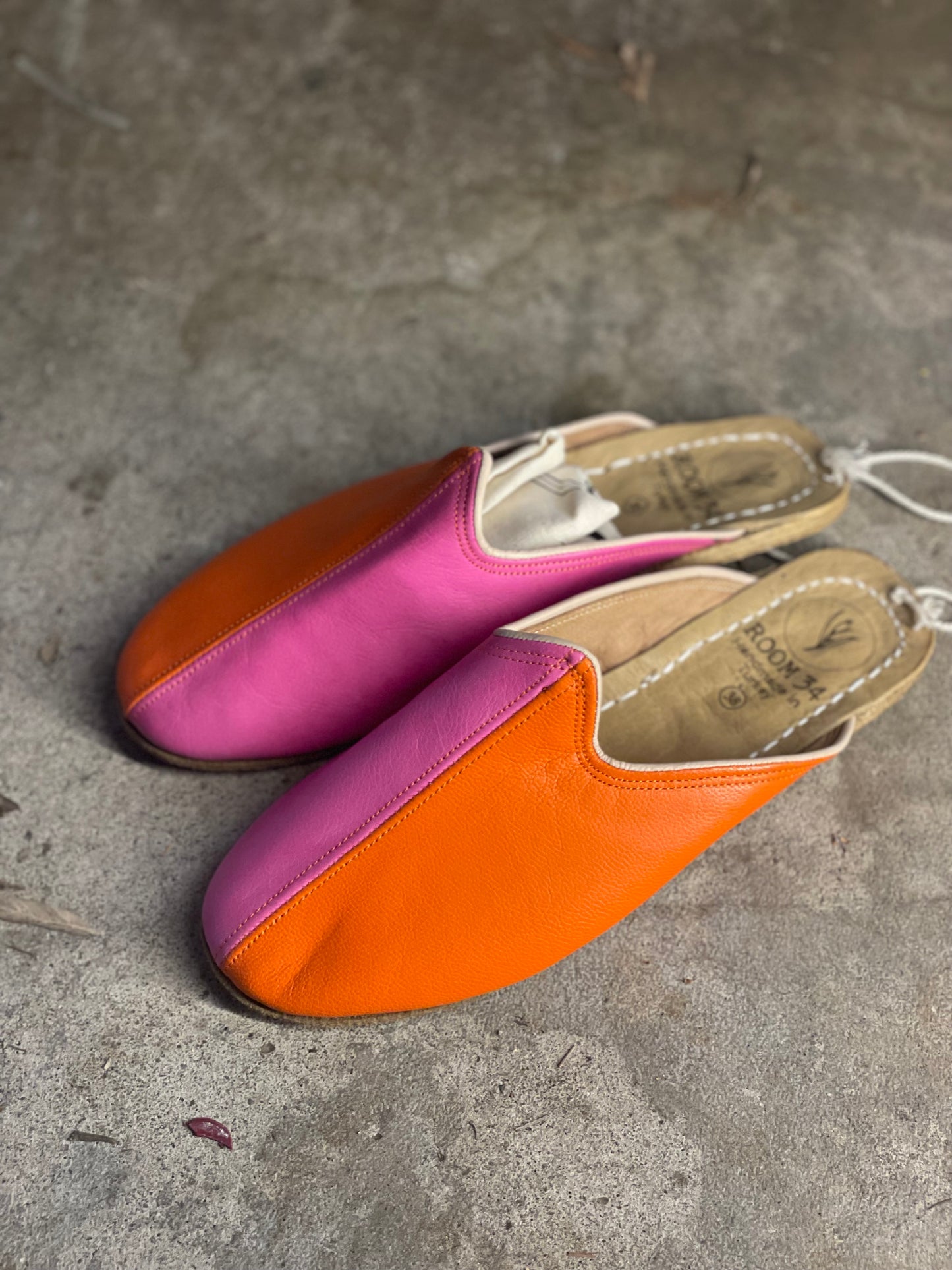 Summer Haze Leather Mules