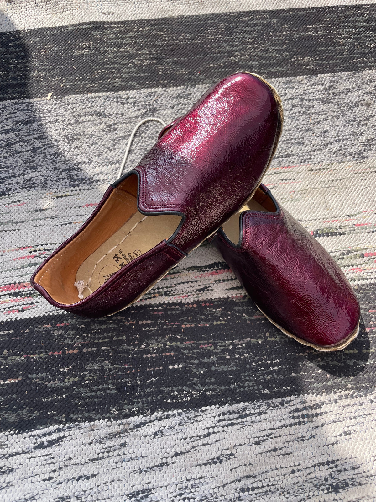 Burgundy Leather Shoes