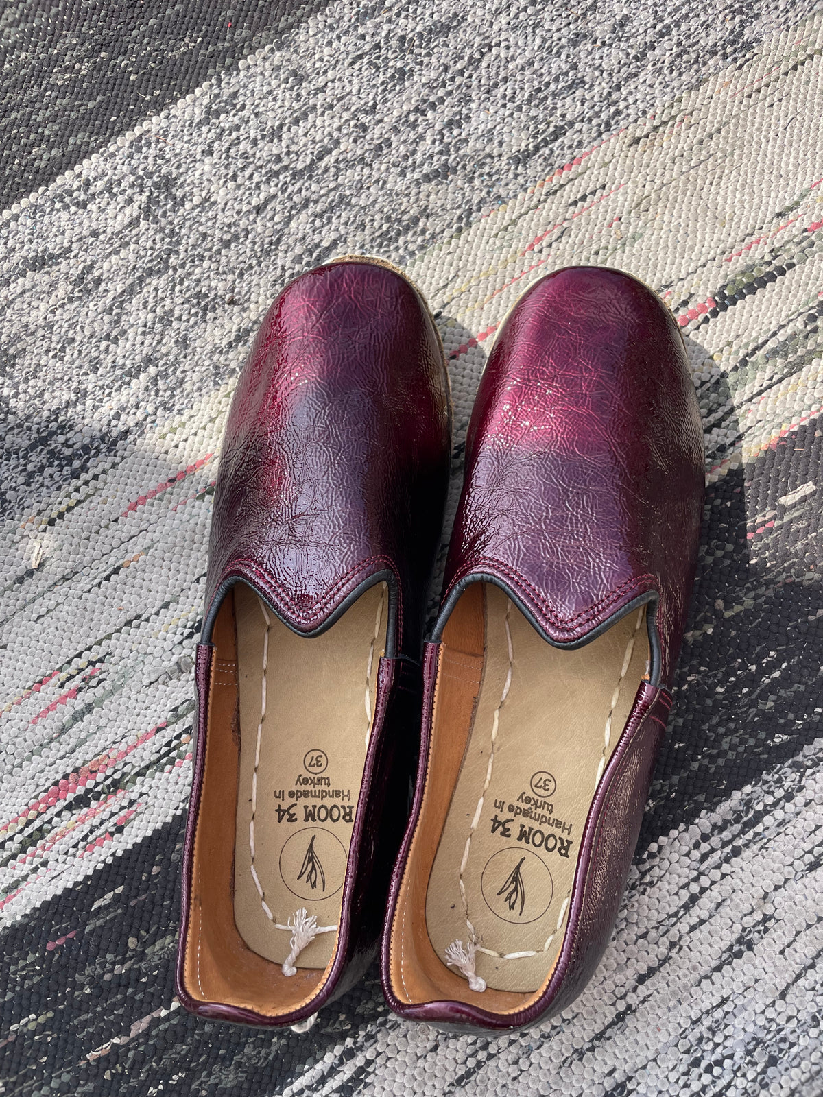 Burgundy Leather Shoes