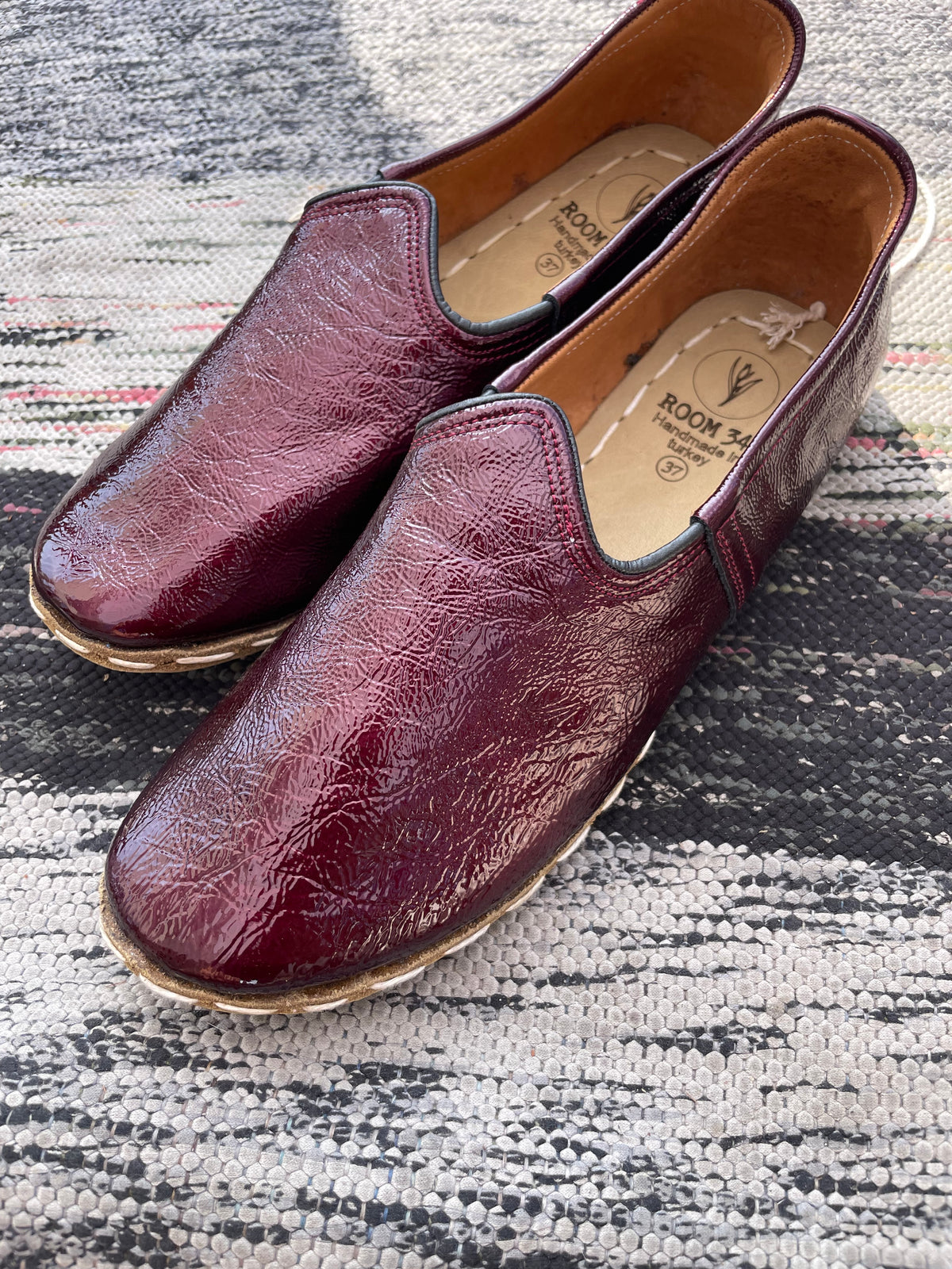Burgundy Leather Shoes