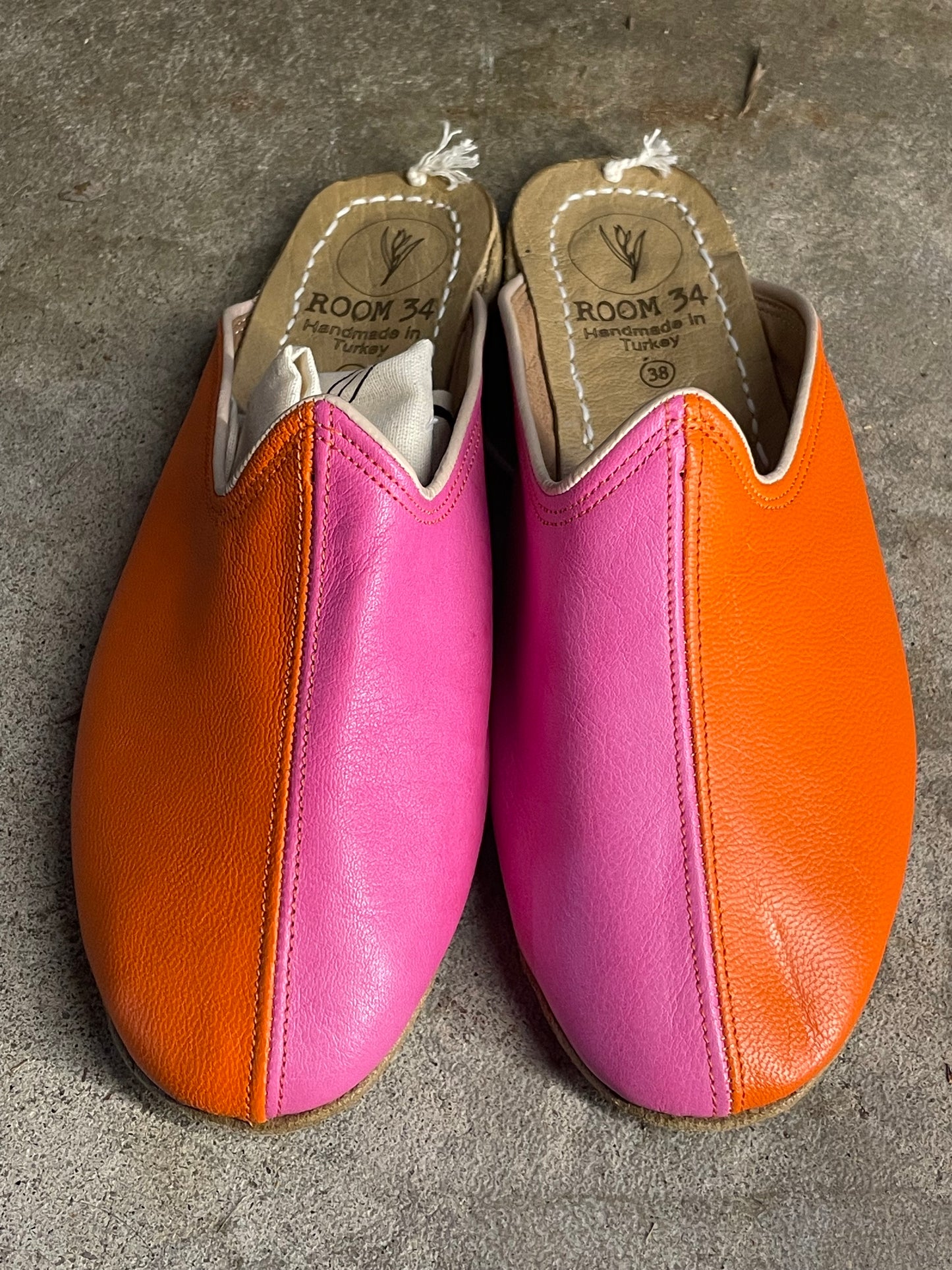 Summer Haze Leather Mules