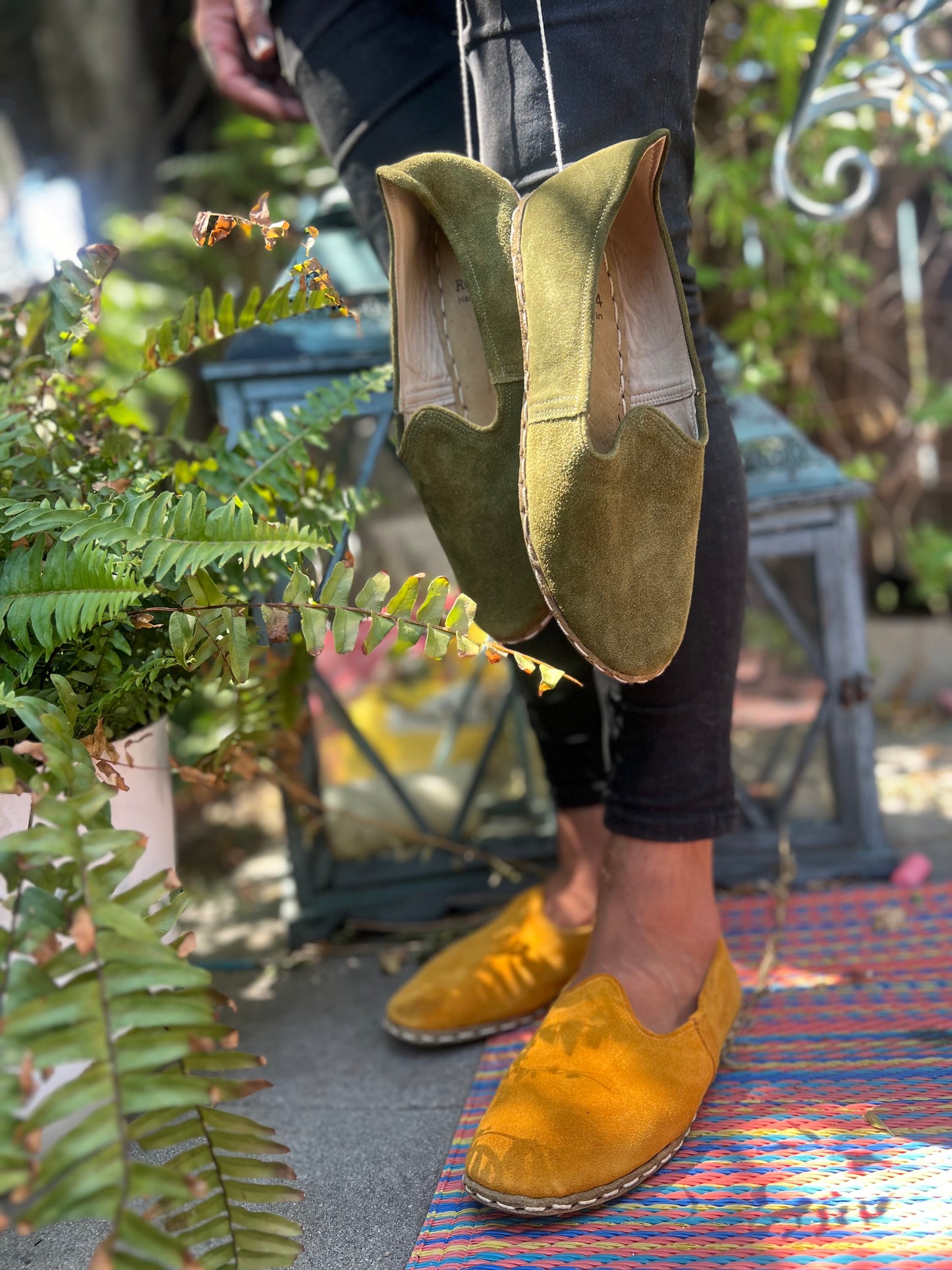 Mustard Mules Shoes