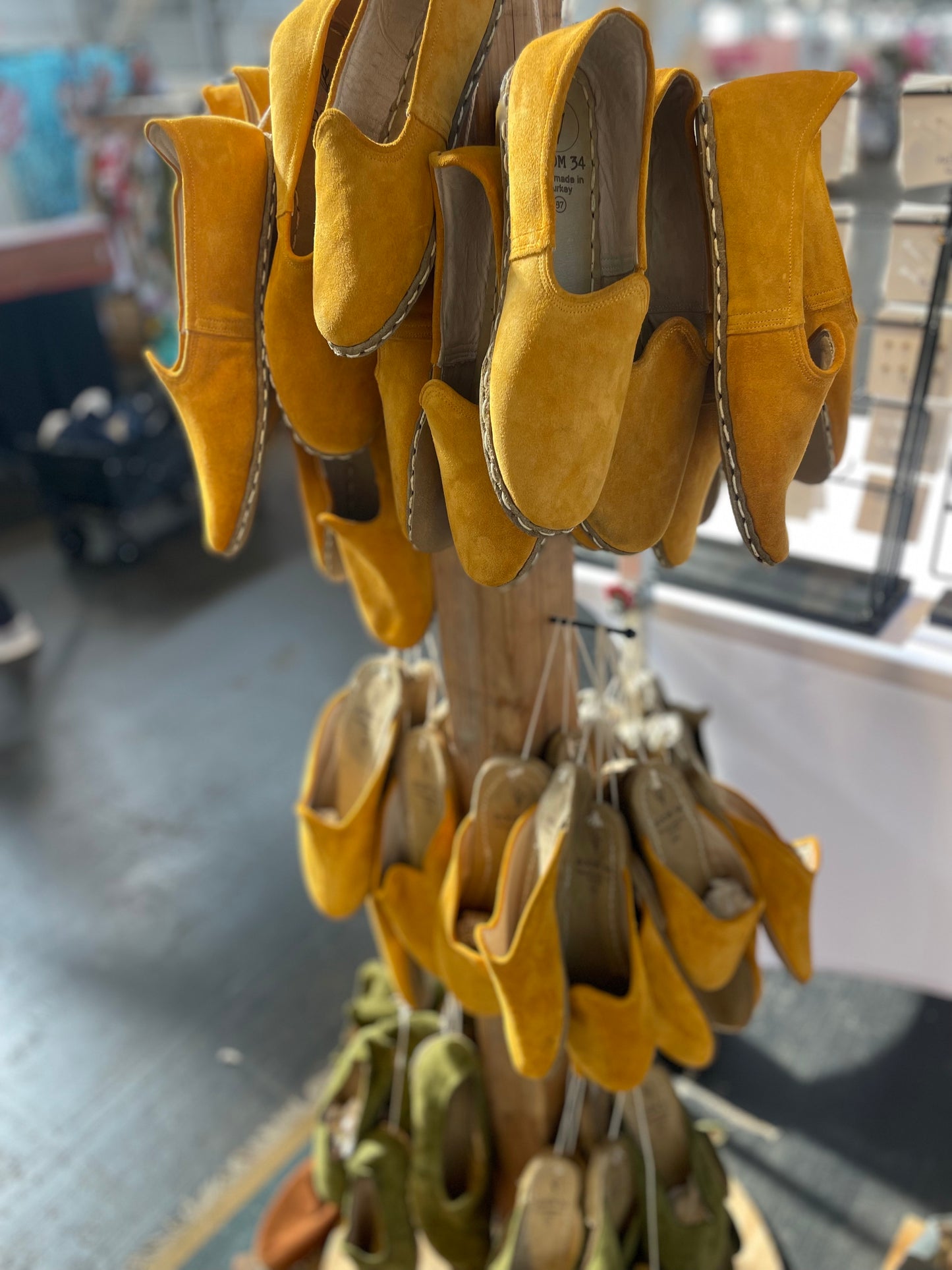 Mustard Mules Shoes