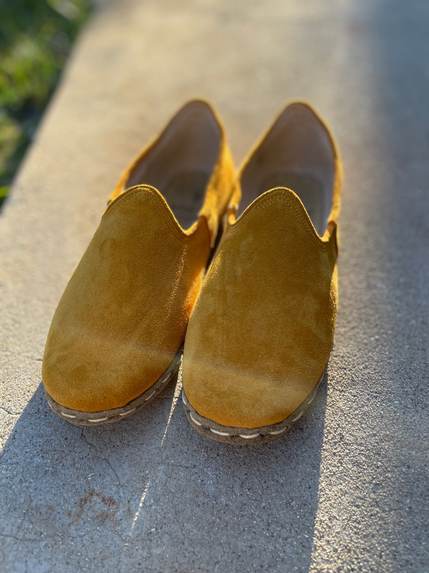 Mustard Mules Shoes